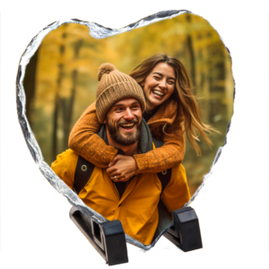 Heart Photo Slate Small