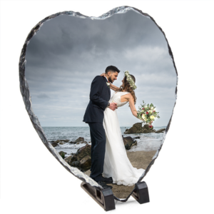 Heart Photo Slate Medium