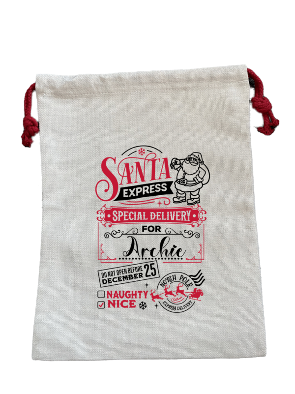 Linen Express Santa Sack