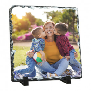 Matt Finish 19cm Square Photo Slate