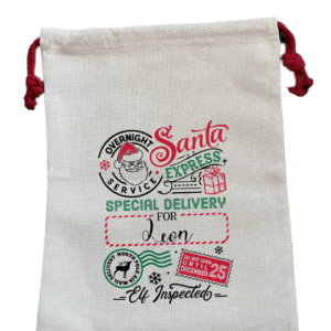 Linen Santa Express Sack