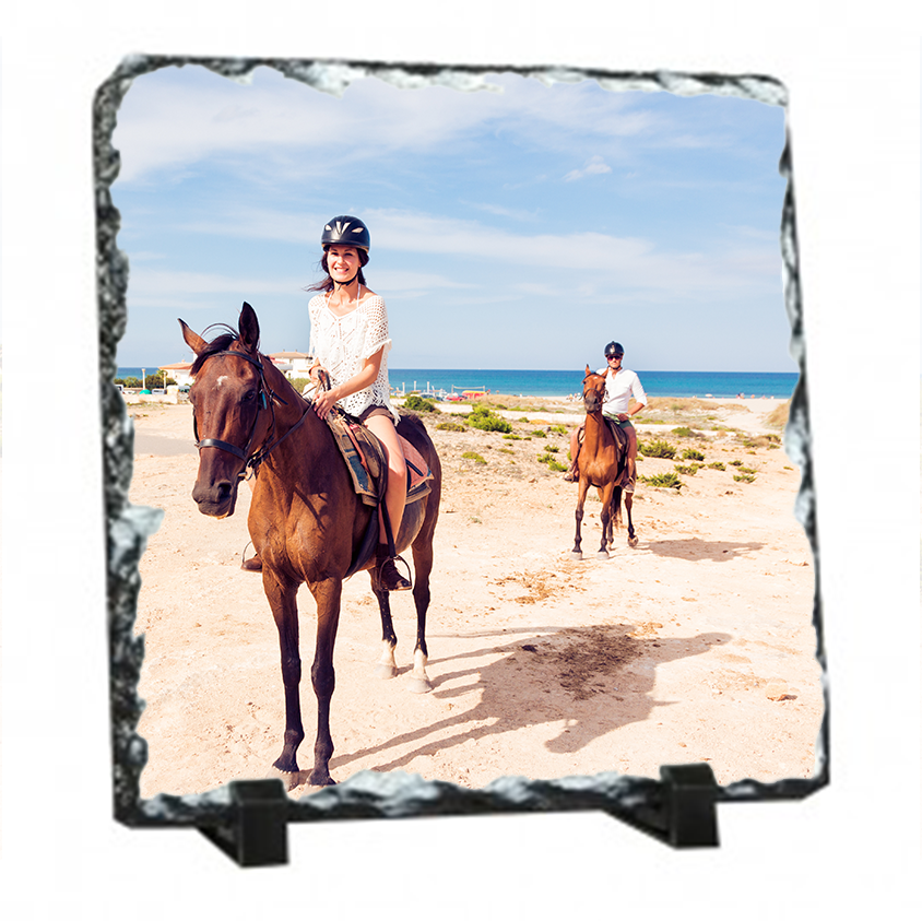 Gloss Finish 14cm Square Photo Slate
