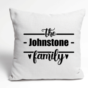 Family Name Cushion
