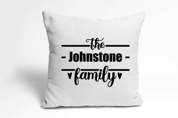 Family Name Cushion
