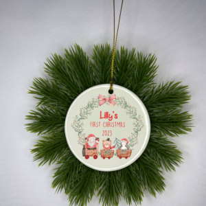 First Christmas Ceramic Ornament