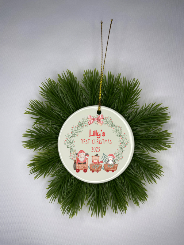 First Christmas Ceramic Ornament