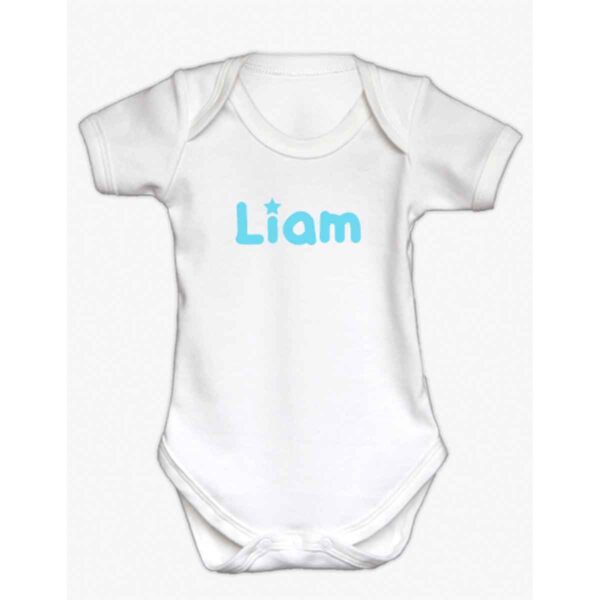 Personalised Baby Vest Name Printed