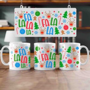 Fa La La Christmas Mug