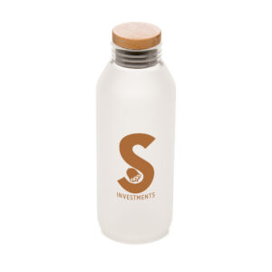 Soren 570ml Translucent Glass Bottle