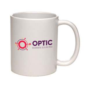 Cambridge White Gloss Finish Mug