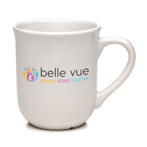 Bell White Gloss Finish Mug
