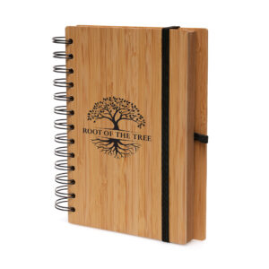 B6 Spiral Bamboo Notebook