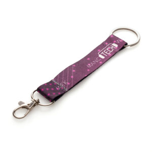 Made in Britain RPET lanyard keyring Trigger Clip&Split Ring