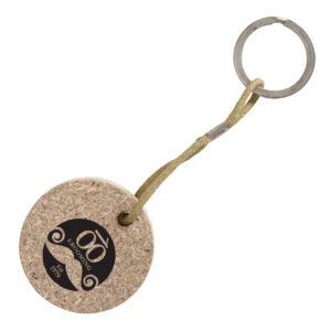 Round BioHusk Keyring